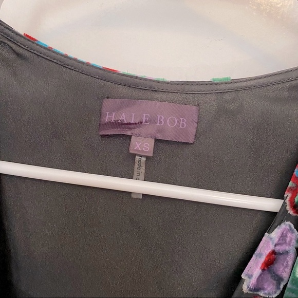 *SOLD* Hale Bob Maxi Dress Floral Velvet XS - Picture 3 of 3